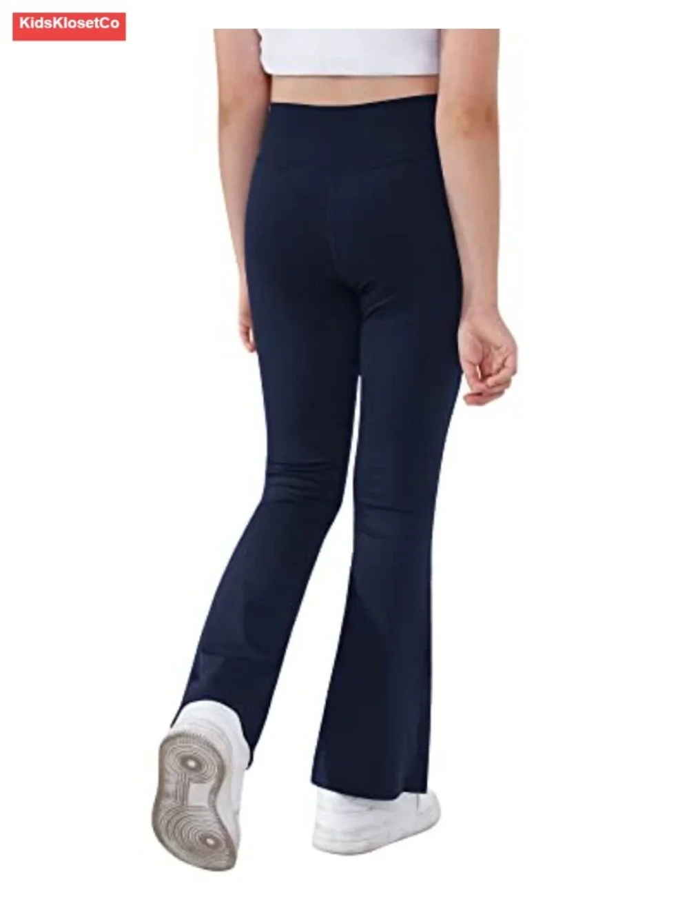 High Waist V Cross Waist Wide Leg Flare Yoga Pants Girls